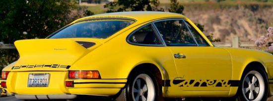 Paul Walker的1973年保时捷911 Carrera RS2.7正在拍卖