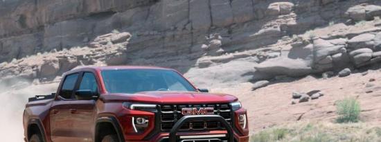 第三代GMC Canyon首次亮相 外观加强AT4X车型坚韧