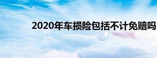 2020年车损险包括不计免赔吗