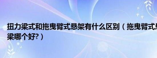 扭力梁式和拖曳臂式悬架有什么区别（拖曳臂式悬架和扭力梁哪个好?）