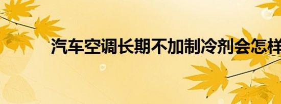 汽车空调长期不加制冷剂会怎样