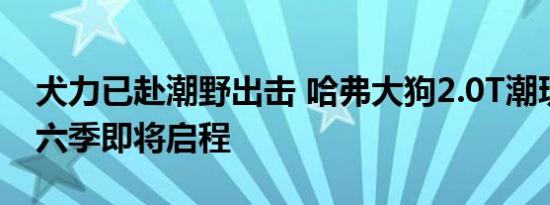 犬力已赴潮野出击 哈弗大狗2.0T潮玩万里第六季即将启程