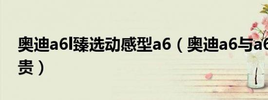 奥迪a6l臻选动感型a6（奥迪a6与a6l哪个更贵）