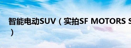 智能电动SUV（实拍SF MOTORS SF5/SF7）