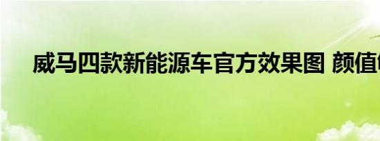 威马四款新能源车官方效果图 颜值够了