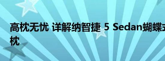 高枕无忧 详解纳智捷 5 Sedan蝴蝶式包覆头枕