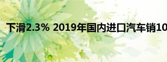 下滑2.3% 2019年国内进口汽车销108万辆