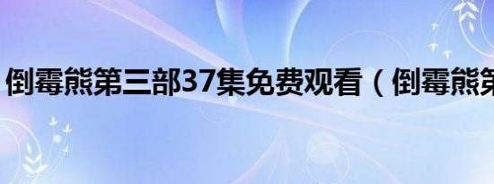 倒霉熊第三部37集免费观看（倒霉熊第三部）