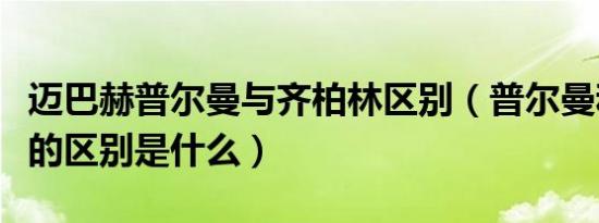 迈巴赫普尔曼与齐柏林区别（普尔曼和迈巴赫的区别是什么）