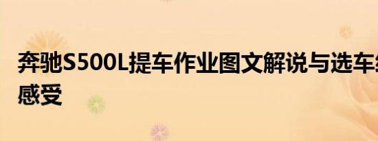 奔驰S500L提车作业图文解说与选车经历新车感受