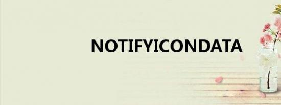 NOTIFYICONDATA