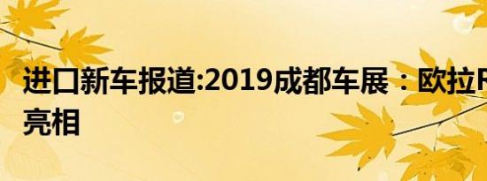 进口新车报道:2019成都车展：欧拉R1青春版亮相