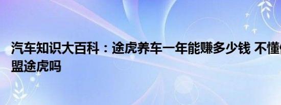 汽车知识大百科：途虎养车一年能赚多少钱 不懂修车可以加盟途虎吗