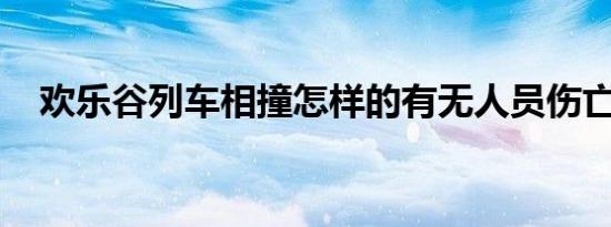 欢乐谷列车相撞怎样的有无人员伤亡情况