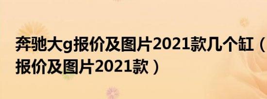 奔驰大g报价及图片2021款几个缸（奔驰大g报价及图片2021款）