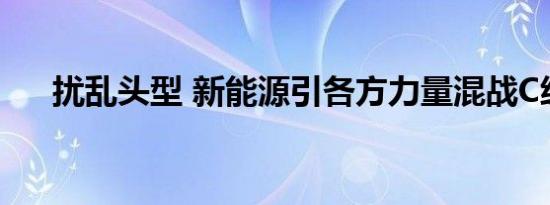 扰乱头型 新能源引各方力量混战C级车