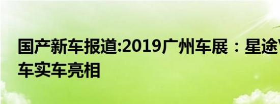 国产新车报道:2019广州车展：星途VX 概念车实车亮相