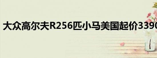 大众高尔夫R256匹小马美国起价33900美元