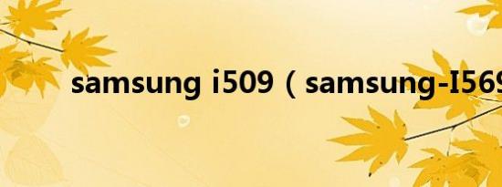 samsung i509（samsung-I569）