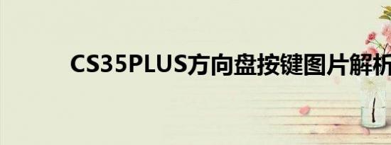 CS35PLUS方向盘按键图片解析