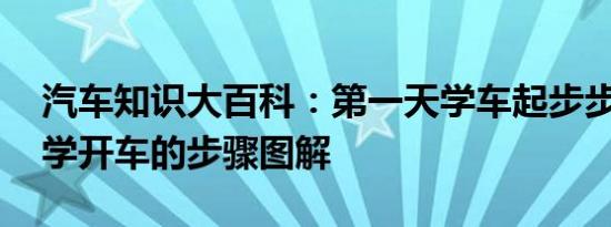 汽车知识大百科：第一天学车起步步骤图 初学开车的步骤图解