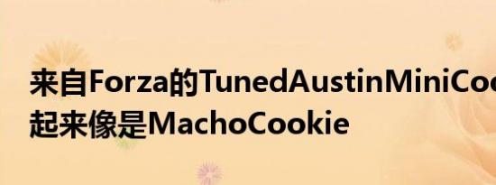 来自Forza的TunedAustinMiniCooperS看起来像是MachoCookie