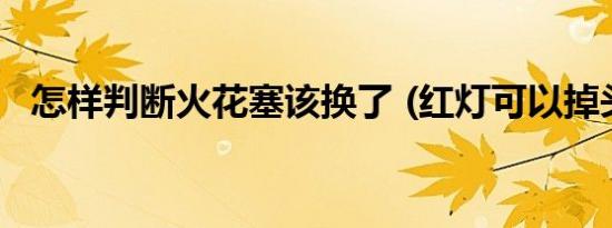 怎样判断火花塞该换了 (红灯可以掉头吗?)