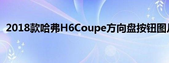 2018款哈弗H6Coupe方向盘按钮图片解析