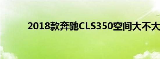 2018款奔驰CLS350空间大不大 