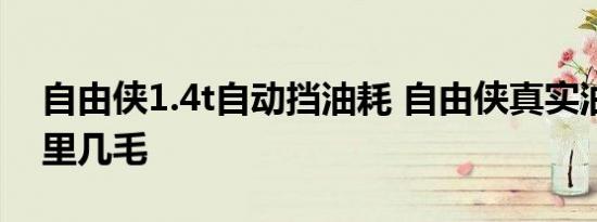 自由侠1.4t自动挡油耗 自由侠真实油耗一公里几毛