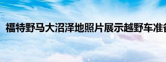 福特野马大沼泽地照片展示越野车准备变脏