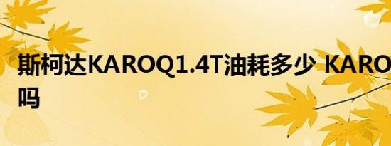 斯柯达KAROQ1.4T油耗多少 KAROQ油耗大吗