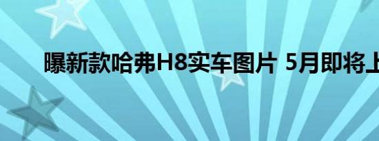 曝新款哈弗H8实车图片 5月即将上市