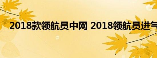 2018款领航员中网 2018领航员进气格栅