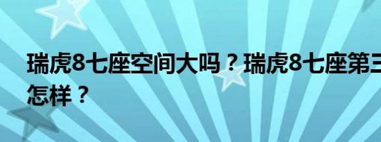 瑞虎8七座空间大吗？瑞虎8七座第三排空间怎样？