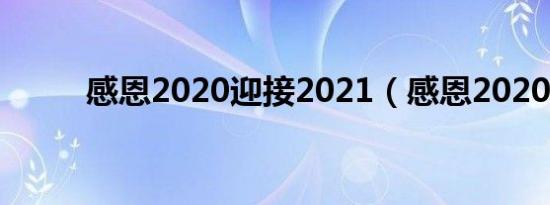 感恩2020迎接2021（感恩2020）