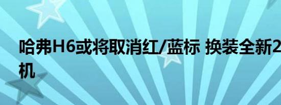 哈弗H6或将取消红/蓝标 换装全新2.0T发动机