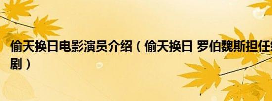 偷天换日电影演员介绍（偷天换日 罗伯魏斯担任编剧的电视剧）