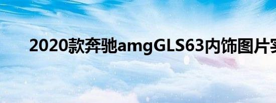 2020款奔驰amgGLS63内饰图片实拍