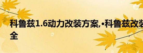 科鲁兹1.6动力改装方案,·科鲁兹改装图片大全