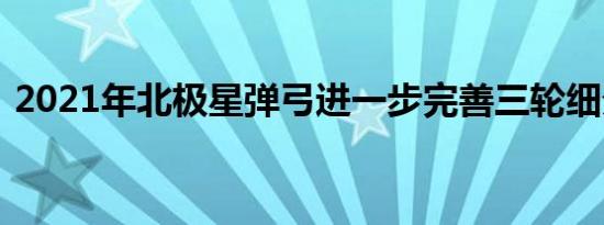 2021年北极星弹弓进一步完善三轮细分市场