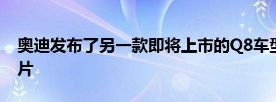 奥迪发布了另一款即将上市的Q8车型的预告片