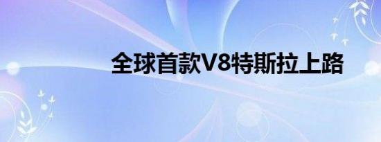 全球首款V8特斯拉上路