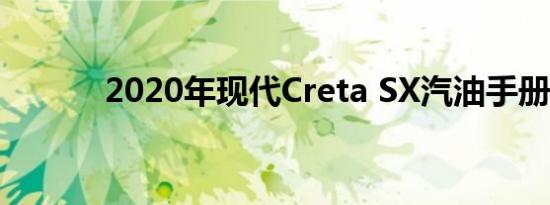 2020年现代Creta SX汽油手册