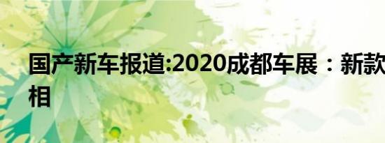 国产新车报道:2020成都车展：新款BJ80亮相