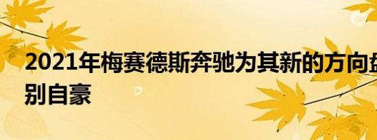 2021年梅赛德斯奔驰为其新的方向盘感到特别自豪