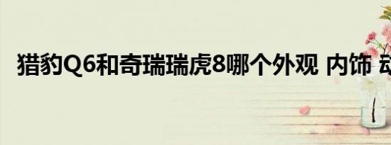 猎豹Q6和奇瑞瑞虎8哪个外观 内饰 动力更好   