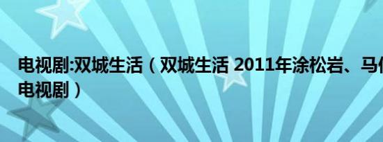 电视剧:双城生活（双城生活 2011年涂松岩、马伊琍主演的电视剧）