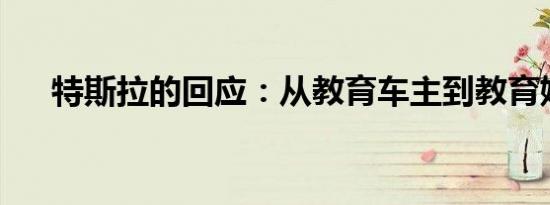 特斯拉的回应：从教育车主到教育媒体