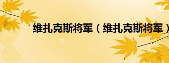 维扎克斯将军（维扎克斯将军）